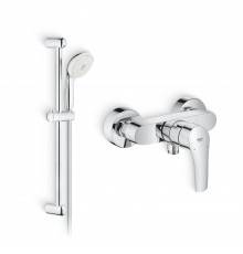 Душевой комплект Смеситель для душа Grohe Eurosmart 33555003 + Гарнитур Tempesta New 27794001