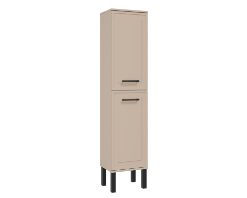 Шкаф-пенал для ванной STWORKI Хадстен 40 напольный, латте