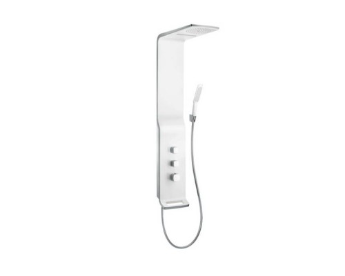Hansgrohe Raindance Lift Душевая панель с верхним душем, водопад, ручным душем и термостатическим смесителем, цвет: хром/белый. 27008400 Hansgrohe Raindance Lift Душевая панель с верхним душем, водопад, ручным душем и термостатическим смесителем, цвет: хром/белый. 27008400
