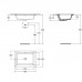 Ideal Standard Strada Раковина 59.5x43.5см., встраиваемая снизу, без отв., цвет: белый. K077901