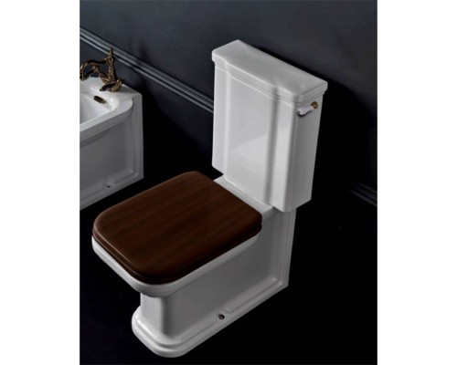 Kerasan Waldorf Унитаз-моноблок 68х40см, цвет: белый/бронза. 417901, 411701, 760393, 756993 Kerasan Waldorf Унитаз-моноблок 68х40см, цвет: белый/бронза. 417901, 411701, 760393, 756993