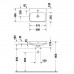 Duravit Happy D.2 Plus Раковина накладная, 50х40см., с 1 отв., выпуск с керамической крышкой, цвет: Anthracite matt. 2360501360