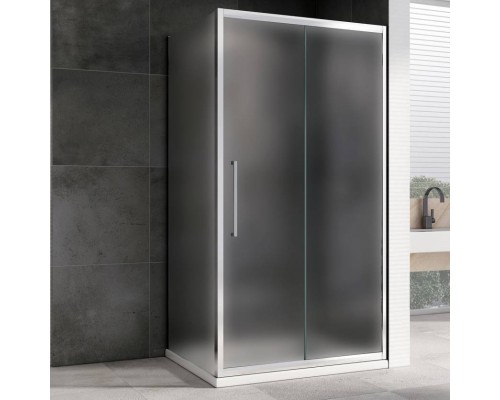 Душевой уголок Abber Schwarzer Diamant AG30110MH-S90M 110х90, профиль хром, стекло матовое