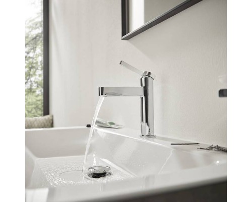 Hansgrohe Finoris Смеситель для раковины, 1 отв., с донным клапаном Push-Open, цвет: хром. 76023000 Hansgrohe Finoris Смеситель для раковины, 1 отв., с донным клапаном Push-Open, цвет: хром. 76023000