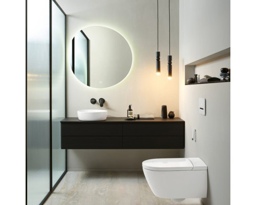 VilleroyBoch Viclean Унитаз-биде подвесной 38.5х59.5х40см., CeramicPlus, цвет: альпийский белый. V0E200R1