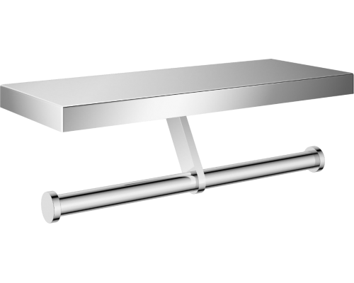 Держатель туалетной бумаги Wonzon   Woghand WW-V3802-CR хром, с полкой