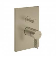 Gessi Inverso Diamantato Смеситель для ванны/душа, настенный, цвет: Warm Bronze Br PVD. 73679#726