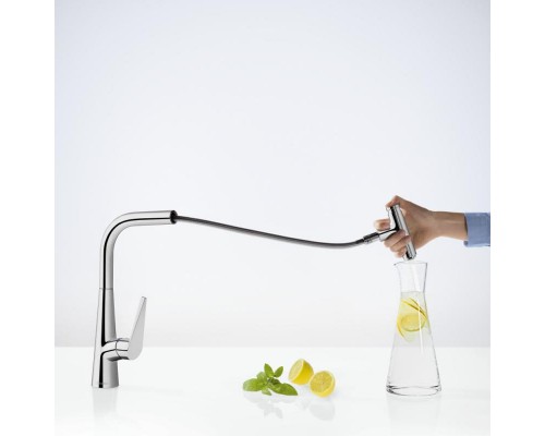 HG 72 821 000 Talis Select M51 Смеситель для кухни 288 мм, выдвижной излив