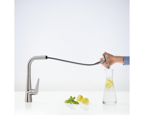 HG 72 821 800 Talis Select M51 Смеситель для кухни 288 мм, выдвижной излив