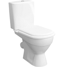 Унитаз-компакт напольный Керамин Толедо Slim МСМЛ Инкоэр CDB00029609 с мягким сиденьем, белый