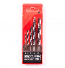 Набор сверл по дереву REDVERG 5 шт HCS(600181)