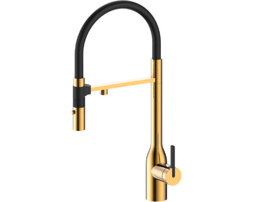 Смеситель для кухни Paulmark Magneto One Ma213188-BG брашированное золото
