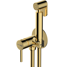 Гигиенический душ Wasserkraft Sauer A70738 со смесителем, С ВНУТРЕННЕЙ ЧАСТЬЮ, глянцевое золото PVD