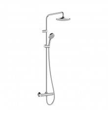 Hansgrohe Vernis Blend Душевая стойка с верхним душем 200 1jet с термостатом, цвет: хром . 26276000