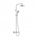 Hansgrohe Vernis Blend Душевая стойка с верхним душем 200 1jet с термостатом, цвет: хром . 26276000