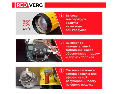 Воздухонагреватель дизельный REDVERG RD-DHD150T