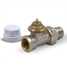 Вентиль прямой Primoclima Armature термостатический 1/2 никелированный PC1212TS