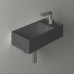 Simas Agile Раковина 50х27см., подвесная, 1 отв., правая, цвет: antracite matt. AG50 antracite  matt*1