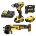 Шуруповерт аккумуляторный DeWalt DCD791P2+Машина шлифовальная угловая аккумуляторная DeWalt DCG405N