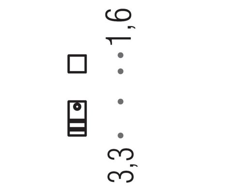 Colombo MiniQ Крючок, цвет: хром. CD127.CR