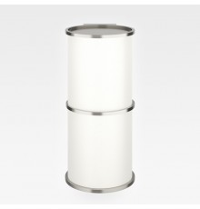 Armani Roca Baia Настенный LED светильник, полукруглая форма., цвет: brushed steel. 7.8130.8.434.2