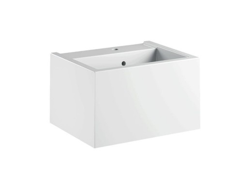 Kerasan Kanaal Раковина подвесная, 60х46,5см., с 1 отв., цвет: белый глянцевый. 574001*1