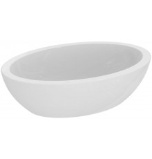 IS K078401 Strada Раковина настольная, овал 600х420х160 мм, без отв. под смес., без отв. перелива