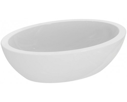 IS K078401 Strada Раковина настольная, овал 600х420х160 мм, без отв. под смес., без отв. перелива