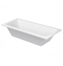 Duravit D-Code  Ванна акриловая 180х80x40см , встраиваемая, с 2 наклонами для спины, выпуск центральный, цвет: белый. 700101000000000,  790226000001000,  790127000000000