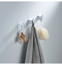 Крючки для ванной и кухни / планка с 3 крючками Shevanik SG5731C, белый