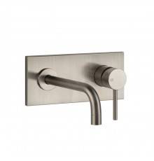 Gessi Emporio Via tortona Смеситель для раковины, встраиваемый, излив: 21.2см., цвет: Finox Brushed Nickel. 44827#149