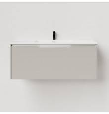 Salini Smile Тумба подвесная 100х50х48.5см., с раковиной, цвет: Grey. S1000GON203