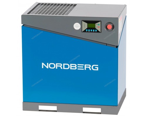 Компрессор винтовой, 7,5кВт, 10Бар, 900л/мин, без ресивера NORDBERG NCA10