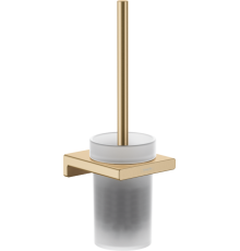 HG 41 752 140 AddStoris Набор для WC (Туалетный ершик настенный), металл/матовое стекло 41752140