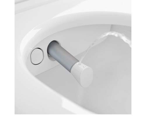 VilleroyBoch Viclean Унитаз-биде подвесной 38.5х59.5х40см., CeramicPlus, цвет: альпийский белый. V0E200R1