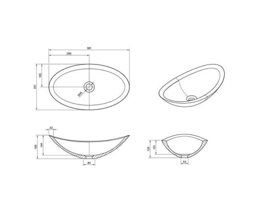 Knief Charm Shape Раковина накладная 58.1x33.1x16.9см, без отв., из полимерного материала, цвет: Citrin # 060. 70204060 Knief Charm Shape Раковина накладная 58.1x33.1x16.9см, без отв., из полимерного материала, цвет: Citrin # 060. 70204060
