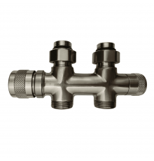 Узел нижнего подключения Primoclima Armature термостатическийLunarпрямой 1/2 х3/4 Е, Никель мат PCART889AN