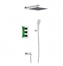 Timo SX-5049/00SM Petruma Набор для комплектации ванны, 250х250 мм, 1 режим, chrome SX-5049/00SM