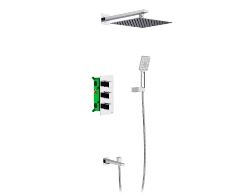 Timo SX-5049/00SM Petruma Набор для комплектации ванны, 250х250 мм, 1 режим, chrome SX-5049/00SM