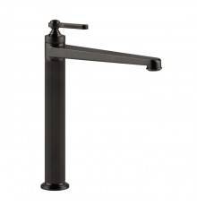 Gessi Venti20 Смеситель для раковины, на 1 отв., высокий, с донным клапаном, цвет: Black Metal Brushed PVD. 65003#707
