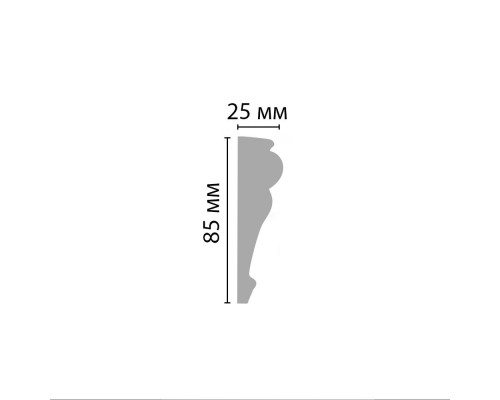 Плинтус потолочный DECOMASTER D152ДМ (85*25*2000мм) Плинтус потолочный DECOMASTER D152ДМ (85*25*2000мм)