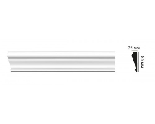 Плинтус потолочный DECOMASTER D152ДМ (85*25*2000мм) Плинтус потолочный DECOMASTER D152ДМ (85*25*2000мм)