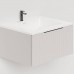 Salini Touch Тумба подвесная 60х50х32см., с раковиной, 1 ящик, верт. фрез., цвет: Сreamy. T600V1CON205