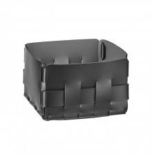 Colombo Adj Корзинка Mini Bottega, 19x19H13 см, цвет: черный/серый. BADJ1019-0103