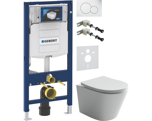 Комплект Унитаз подвесной Ceramicanova Balearica Rimless CN6000 белый + Крепления Geberit Duofix 111.815.00.1 к стене + Шумоизоляция 156.050.00.1 + Инсталляция UP 320 111.300.00.5 + Кнопка Sigma 01 115.770.11.5 белая Комплект Унитаз подвесной Ceramicanova Balearica Rimless CN6000 белый + Крепления Geberit Duofix 111.815.00.1 к стене + Шумоизоляция 156.050.00.1 + Инсталляция UP 320 111.300.00.5 + Кнопка Sigma 01 115.770.11.5 белая