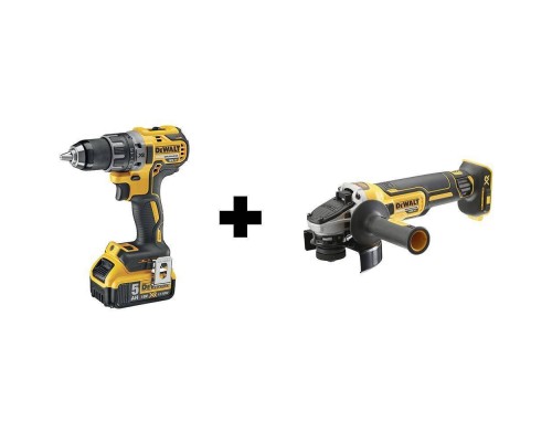 Шуруповерт аккумуляторный DeWalt DCD796 + УШМ DeWalt DCG405 (DCK2080P2T) Шуруповерт аккумуляторный DeWalt DCD796 + УШМ DeWalt DCG405 (DCK2080P2T)