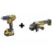 Шуруповерт аккумуляторный DeWalt DCD796 + УШМ DeWalt DCG405 (DCK2080P2T)