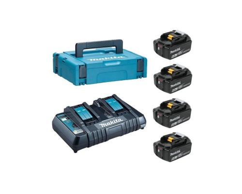 Набор Makita MAKPAC PSK MKP3PG184 BL1860B + DC18RD (198094-8) Набор Makita MAKPAC PSK MKP3PG184 BL1860B + DC18RD (198094-8)