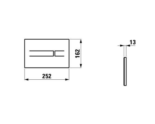 Laufen Installation System Клавиша смыва, двойная белая. 8.9566.3.000.000.1, 8.9866.0.000.000.1 Laufen Installation System Клавиша смыва, двойная белая. 8.9566.3.000.000.1, 8.9866.0.000.000.1