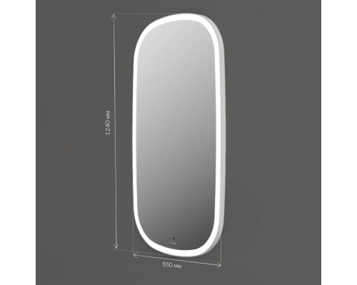 M8FMOX0651WGH Зеркало универсальное с контурной LED-подсветкой, ИК- сенсором, вытянутое, 65*124 см M8FMOX0651WGH Зеркало универсальное с контурной LED-подсветкой, ИК- сенсором, вытянутое, 65*124 см